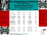 sugarhouse 2014 start categories
